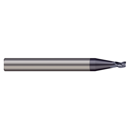 End Mill, 2 Flute, Square, 0.0150"" (1/64) Cutter dia, Shank Dia.: 1/8 -  MICRO 100, MEF-015-023-3K